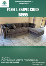 Load image into Gallery viewer, Panel L shaped Couch