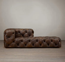 Load image into Gallery viewer, Pure Leather Full Buttoned chesterfield