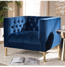 Load image into Gallery viewer, One seater chesterfield chair