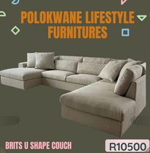 Load image into Gallery viewer, Brits U shaped couch