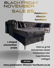 Load image into Gallery viewer, L shaped Chesterfield Bestseller