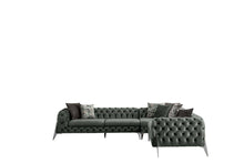 Load image into Gallery viewer, Big Full buttoned Chesterfield Corner couch