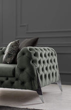Load image into Gallery viewer, Big Full buttoned Chesterfield Corner couch