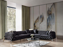 Load image into Gallery viewer, Big Full buttoned Chesterfield Corner couch