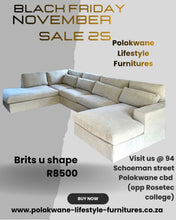 Load image into Gallery viewer, Brits U shaped couch

