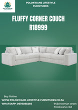 Load image into Gallery viewer, Fluffy Fur velvet Corner Couch
