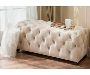 Bed Side Full buttoned Ottoman