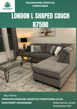 Load image into Gallery viewer, London L shaped couch

