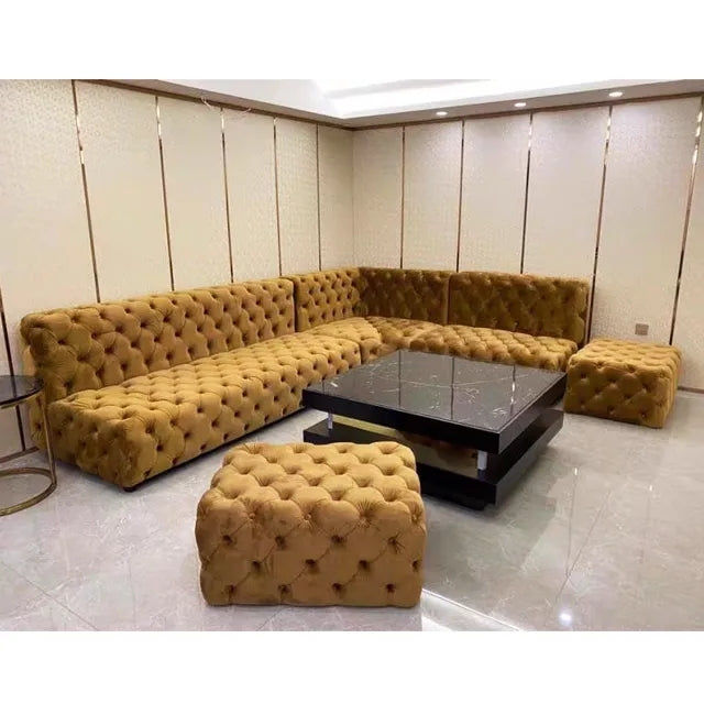 Tyler Full buttoned chesterfield Couch