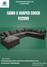 Load image into Gallery viewer, Cairo Velvet U shaped couch
