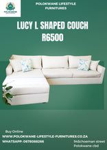 Load image into Gallery viewer, Thin Armed L-shaped Couch
