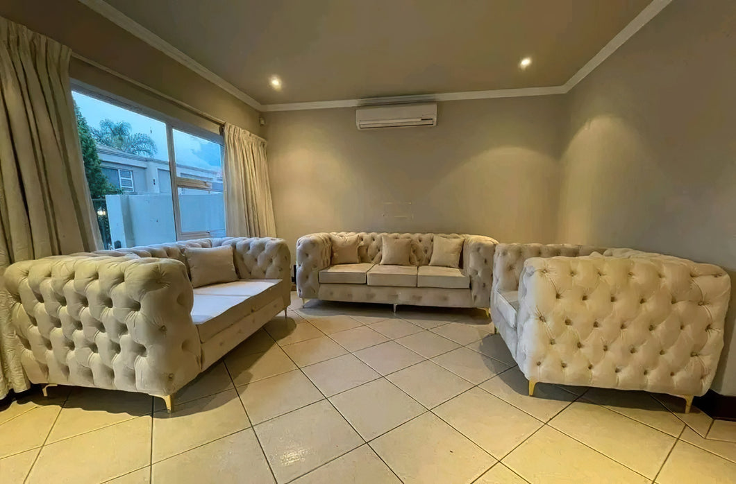 Full buttoned Chesterfield set