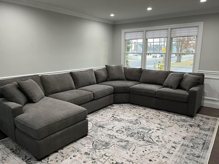 Cairo Velvet U shaped couch
