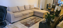 Load image into Gallery viewer, Lester Fabric L shaped couch
