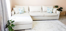Load image into Gallery viewer, Thin Armed L-shaped Couch
