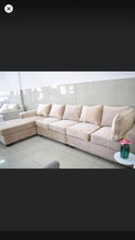Load image into Gallery viewer, Velvet Big L shaped Couch
