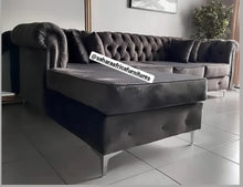 Load image into Gallery viewer, L shaped chesterfield R8999
