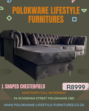 Load image into Gallery viewer, L shaped chesterfield R8999
