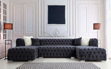 Load image into Gallery viewer, Andreas full buttoned U shaped couch
